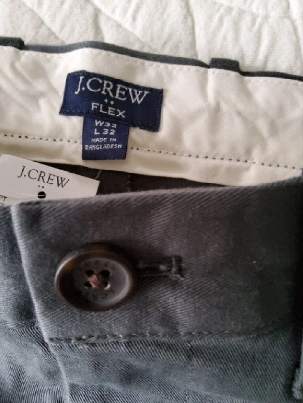 Men's J. Crew Gray Chino Straight Leg Pants 32 x 32 NWT